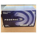 Federal Small Pistol Primers - 1,000 Primers