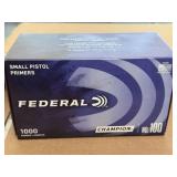 Federal Small Pistol Primers - 1,000 Primers