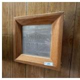 Wood Framed Harley-Davidson Sign
