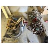 Chain, Clevises, Large C-Clamps & Misc. Tools