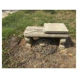 3 Concrete Benches