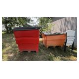 3 Heavy Poly Bulk Storage Containers