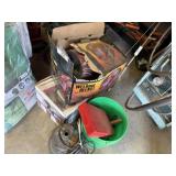 2 Welding Helmets, Submersible Pump & Misc.