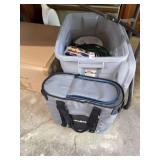 Soft Cooler and Tote of Christmas Lights