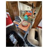 Rolling Cart with Contents