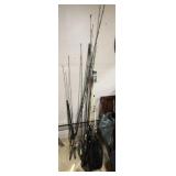 Lot of Assorted Fishing Rods & Reels