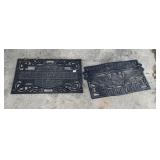 2 Harley-Davidson Rubber Doormats