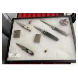 Display of Harley-Davidson Knives & Collectibles
