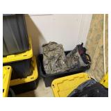 2 Totes of Backpacks, Duffle Bags & Misc.