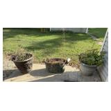 3 Flower Pots