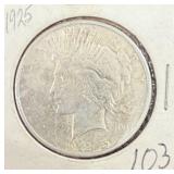 1925 Silver Peace Dollar