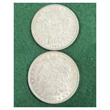 2-1921 Silver Morgan Dollars