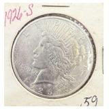 1926 S Silver Peace Dollar