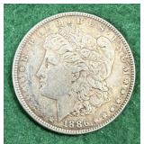 1886 Silver Morgan Dollar