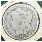 1890 O Silver Morgan Dollar