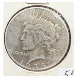1935 Silver Peace Dollar
