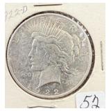 1922 D Silver Peace Dollar
