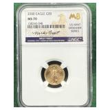 2000 Gold Eagle $5 Coin NGC MS70