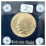 1909 Gold $10 Indian Head
