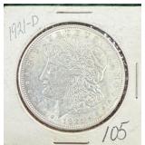 1921 D Silver Morgan Dollar