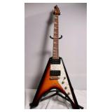Brownsville ï¿½Flying Vï¿½ Style Electric Guitar