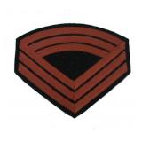 US Sgt. Maj. Red - Artillery Chevrons