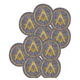 10 Masonic Emblem Grey