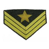 CS Ord. Sgt. Yellow - Calvary Chevrons