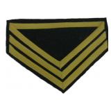 US Q.M. Sgt. Co. Yellow - CAV Chevrons