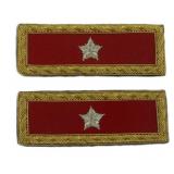 Brig Genera Artillery Union Shoulder Straps