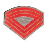 JW Sgt. Maj. Red - Artillery Chevrons