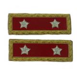 Major General Artillery Union Shoulder Straps