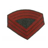CS Sgt. Maj. Red - Artillery Chevrons