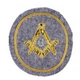 Masonic Emblem with G Grey