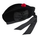 Scottish Glengarry Black Size S