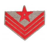 JW Ord. Sgt. Red - Artillery Chevrons