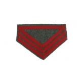 CS Q.M. Sgt. Co. Red - ART Chevrons
