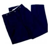 Foot Trousers Navy Size 46