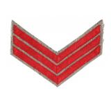 JW Sgt. Red - Artillery Chevrons