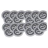 20 Pewter 4 hole button Size S