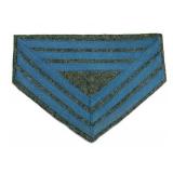 CS Q.M. Sgt. Regt. Blue - INF Chevrons