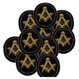 10 Masonic Emblem with G Black Large