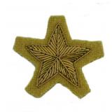 5 Star Yellow -  Cavalry  CS Collar Insignia
