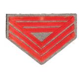 JW Q.M. Sgt. Regt. Red - ART Chevrons