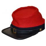 Banded Kepi Red top with navy band Size S