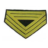 CS Q.M. Sgt. Regt. Yellow - CAV Chevrons