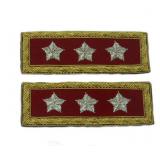 Lt. General Artillery Union Shoulder Straps