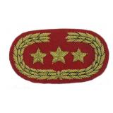 5 General Red - Artillery  CS Collar Insignia