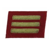 5 Captain Red - Artillery  CS Collar Insignia