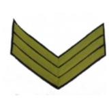 US Sgt. Yellow - Calvary Chevrons